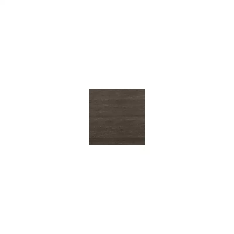 Comodino a 2 cassetti Arkenton con piano in marmo bianco - Comodino moderno da camera da letto, finitura in legno marrone-grigiastro