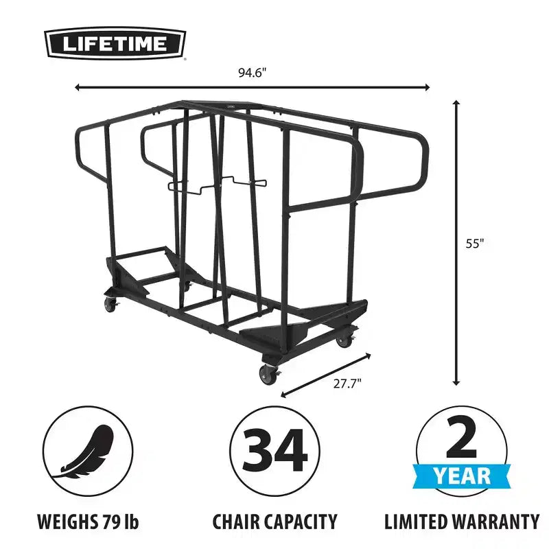 Carrello portasedie Lifetime 34 (80976)