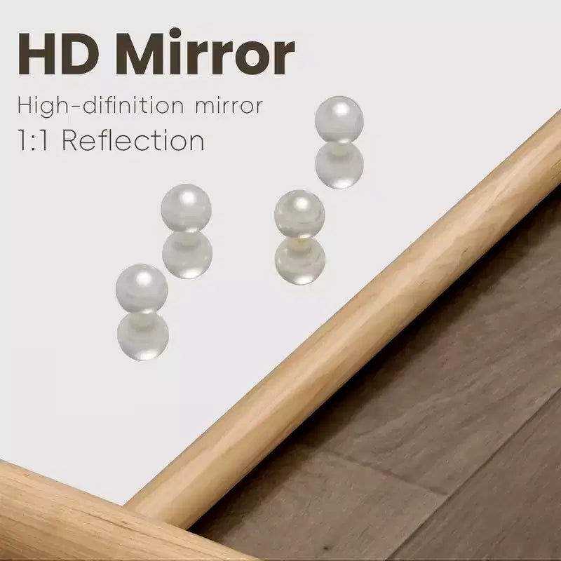 Specchio con cornice in legno massiccio a scala da 31 pollici L x 71 pollici A, in marrone
