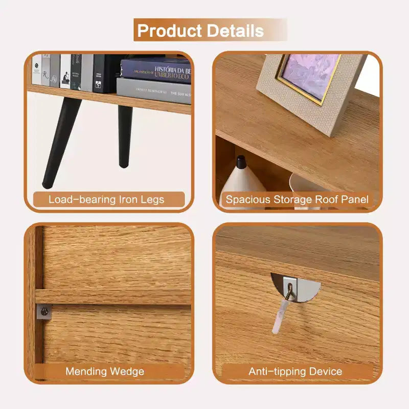 Scaffale a 10 cubi, libreria con ripiani a cubo in legno, organizer a 3 livelli in legno per soggiorno/ufficio, vetrina, contenitori decorativi per la casa