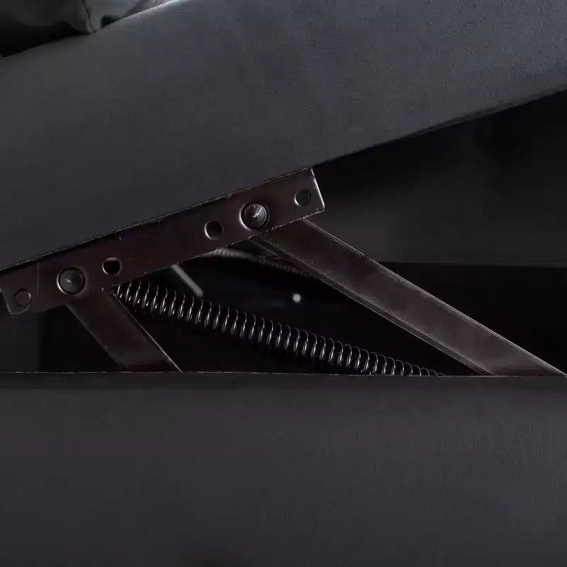 Chaise longue in velluto, con contenitore, chiodini decorativi, bracciolo arrotolato, per soggiorno, camera da letto, ufficio, beige