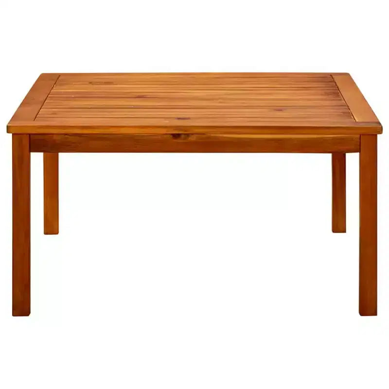 vidaXL Tavolino da caffè in legno massello di acacia - 33,5 x 33,5 x 17,7 cm