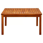 vidaXL Tavolino da caffè in legno massello di acacia - 33,5 x 33,5 x 17,7 cm