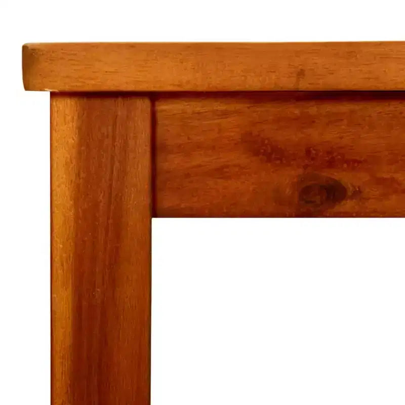 vidaXL Tavolino da caffè in legno massello di acacia - 33,5 x 33,5 x 17,7 cm