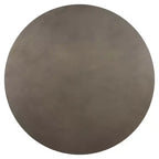 Tavolo da pranzo rotondo Manchester Modern Concrete e Acacia grigio