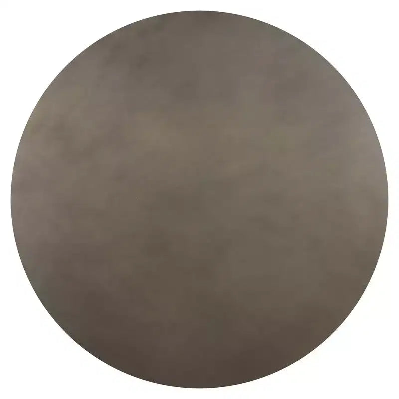 Tavolo da pranzo rotondo Manchester Modern Concrete e Acacia grigio