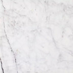 Console in metallo e marmo con mensola, marmo bianco di Carrara/bronzo scuro