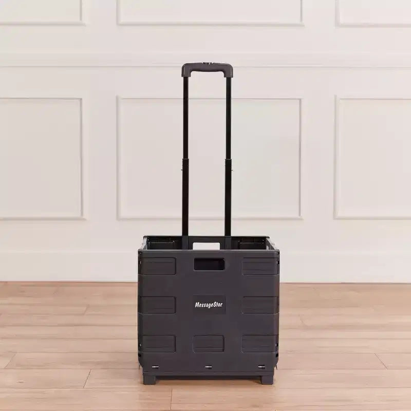 Carrello portautensili universale pieghevole, organizer mobile, nero