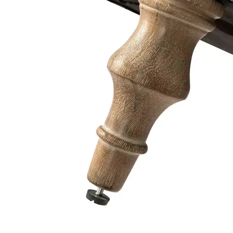 Set di 2 Poltrone Yahweh Transizionali in Legno con Braccioli a Pannello e Schienale a Gobba di Cammello per Camera da Letto
