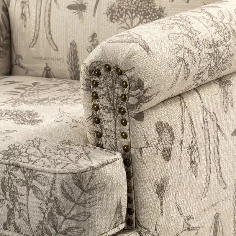 Set di 2 Poltrone Yahweh Transizionali in Legno con Braccioli a Pannello e Schienale a Gobba di Cammello per Camera da Letto