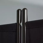Separatore con 3 pannelli, divisorio pieghevole per la privacy, per camera da letto, ufficio, interni, 100 x 72