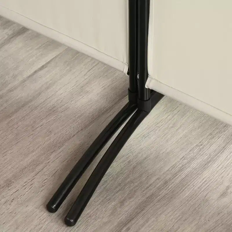 Separatore con 3 pannelli, divisorio pieghevole per la privacy, per camera da letto, ufficio, interni, 100 x 72