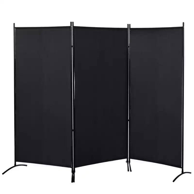 Separatore con 3 pannelli, divisorio pieghevole per la privacy, per camera da letto, ufficio, interni, 100 x 72