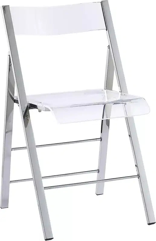 Kasper Flex Sedia Pieghevole Lusso Moderna Acrilico Lucite Confezione da 2