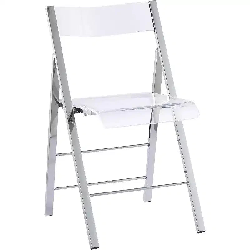 Kasper Flex Sedia Pieghevole Lusso Moderna Acrilico Lucite Confezione da 2