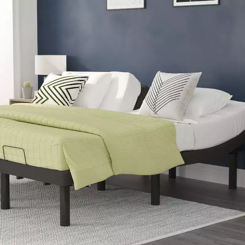 Base Letto Regolabile Personalizzata con Inclinazione Motorizzata Duale Testa e Piedi e Montaggio Facile e Veloce