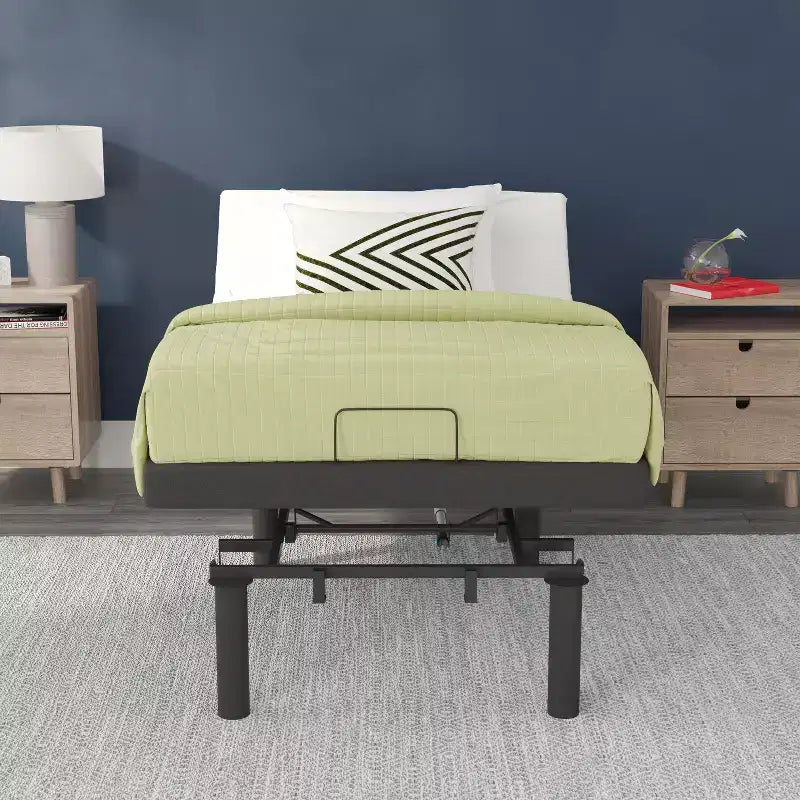 Base Letto Regolabile Personalizzata con Inclinazione Motorizzata Duale Testa e Piedi e Montaggio Facile e Veloce