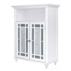 Mobiletto contenitore da pavimento a 2 ante, 26.5 x 34, Bianco