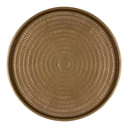 Tavolino da caffè rotondo in metallo Mahdavi, 25,5x25,5x15,5, oro